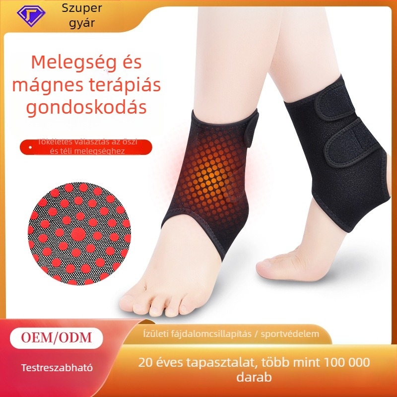 Moxibustion meleg tömörítés kasmír rehabilitációs zokni a boka védőkötszerrel, törés és ficam esetén, sarka melegen tart és mágneses terápia