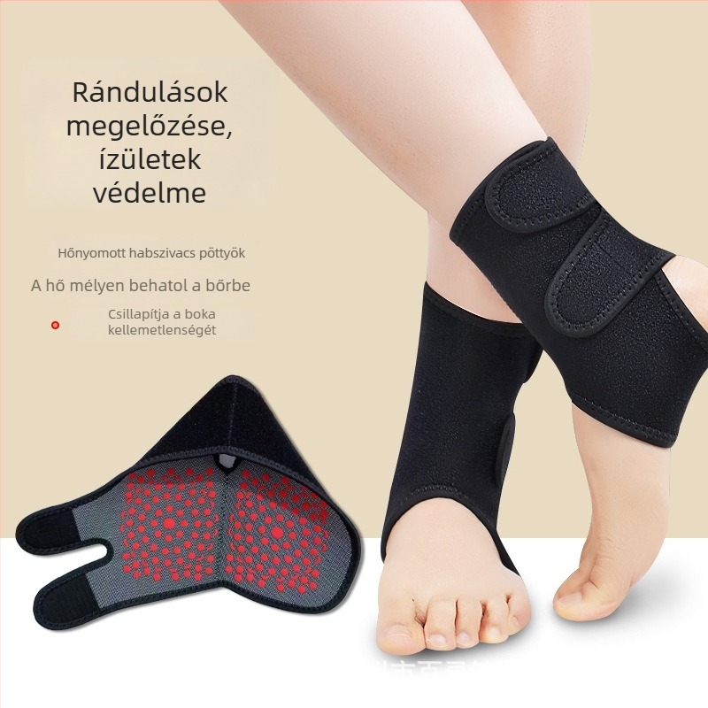 Moxibustion meleg tömörítés kasmír rehabilitációs zokni a boka védőkötszerrel, törés és ficam esetén, sarka melegen tart és mágneses terápia
