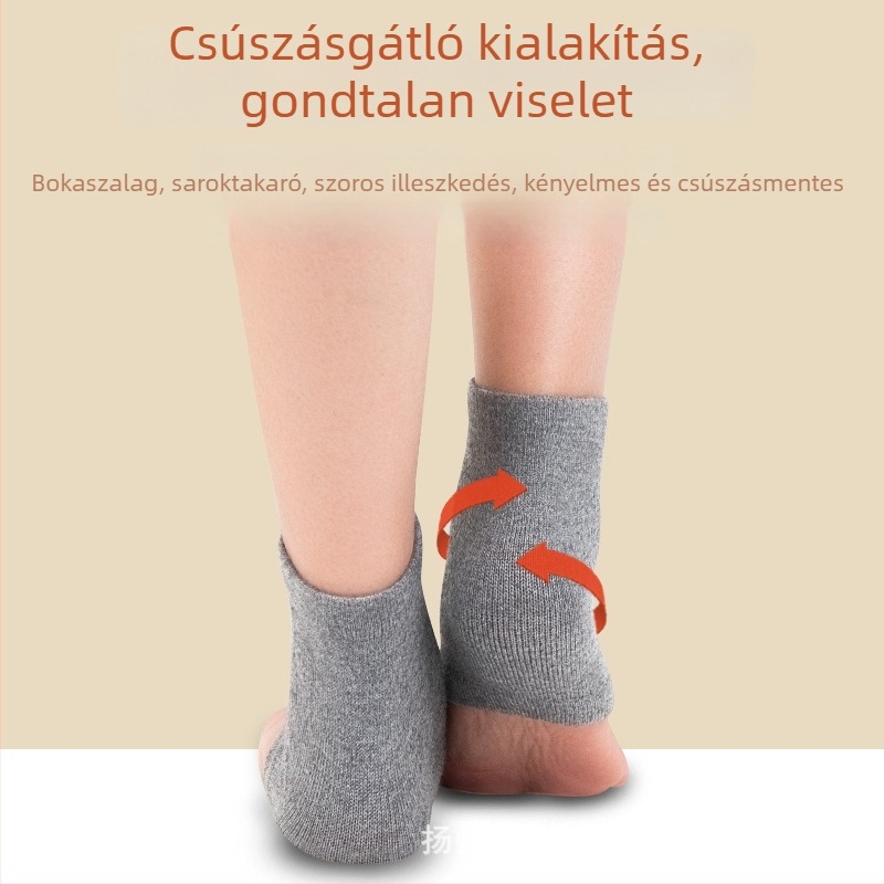Moxibustion meleg tömörítés kasmír rehabilitációs zokni a boka védőkötszerrel, törés és ficam esetén, sarka melegen tart és mágneses terápia