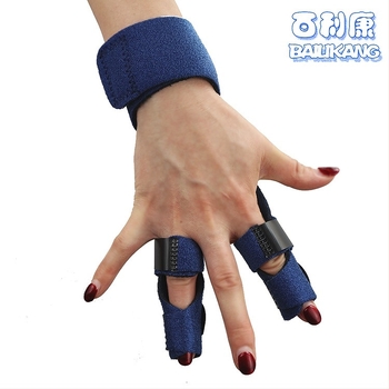 Bailikang kézre fixáló ujjortézis – kétujj ortézis, alumínium lemez, OK anyag, testreszabás elérhető