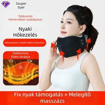 Spunlace anyagú nyakmerevítő, önmelegedő, infravörös melegítéssel, modell H01