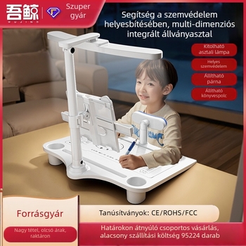 Gyerekeknek szánt asztali lámpa-stílusú testtartás-korrektor, állítható felsőtest-támasz, modell DJ-02, márka Wujing
