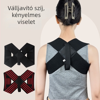Állásjavító öv – láthatatlan hátsó támasz, mellkasi feszítő, vállak kiegyenesítője; Modell: Corrector Belt; Kiadás éve: 2024; Termékszám: 11