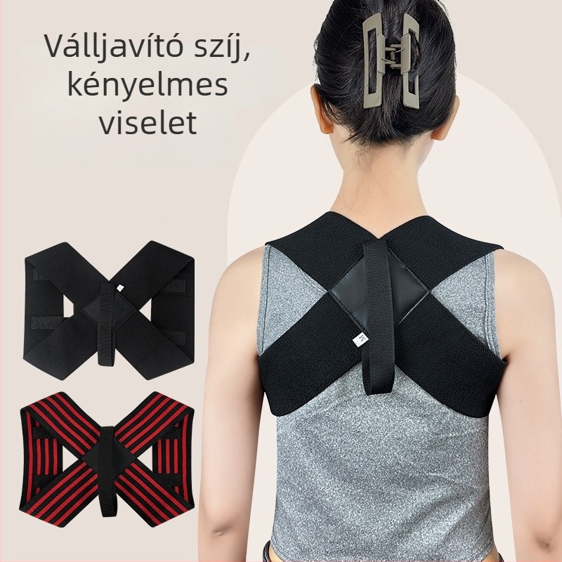 Állásjavító öv – láthatatlan hátsó támasz, mellkasi feszítő, vállak kiegyenesítője; Modell: Corrector Belt; Kiadás éve: 2024; Termékszám: 11