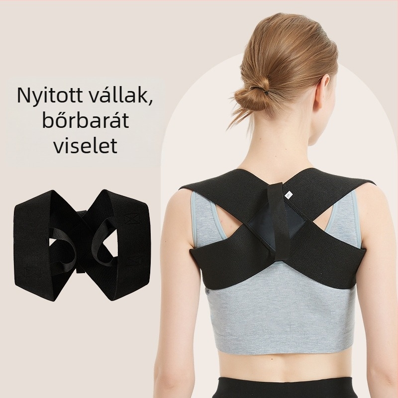 Állásjavító öv – láthatatlan hátsó támasz, mellkasi feszítő, vállak kiegyenesítője; Modell: Corrector Belt; Kiadás éve: 2024; Termékszám: 11