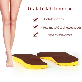 Uniszex O- alakú lábkorrekciós talpbetét felnőtteknek, modell SBN-035, PU, teljes párnázás, Sa Bingni