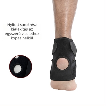 Sport bokaortézis állítható tartással és elasztikus kompresszióval | Anyag: kloroprén gumi | Védelmi terület: boka