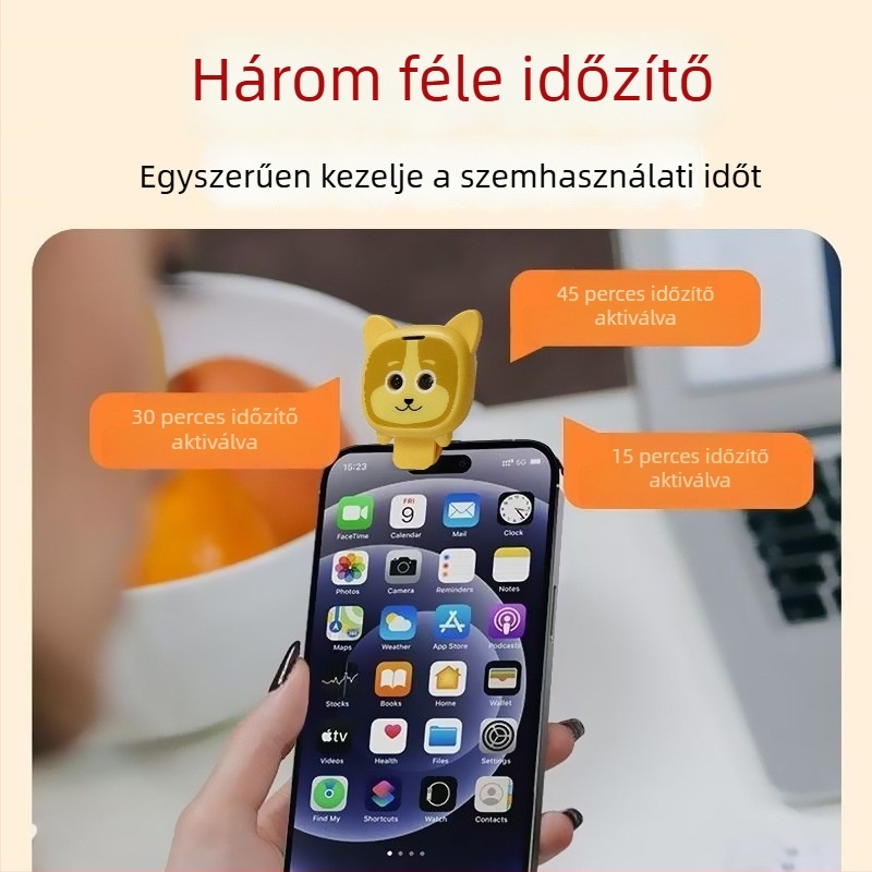 Gyerekeknek szóló hangalapú myopia elleni emlékeztető, üléshelyzet-korrigáló, szemvédelem (Model Bdx-s1; Kód: 65655; Megjelenés dátuma: 2025-01-28; Alkalmazható részek: Szem)