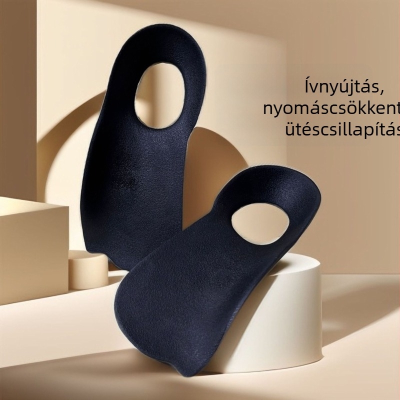 Lábízület-korrekciós talpbetét – TPU, Modell 079, Fél-Párna, Négy évszakos használat, Lapos láb, X-formájú lábak és valgus támogatás