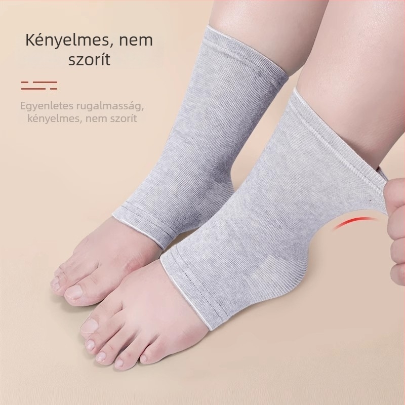Női bokavédő mandzsetta melegítővel, ízületi védelem sporthoz, támogatás a bokának és a lábnak, védelem a hideg ellen