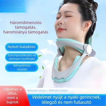Állítható nyaki merevítő felnôttek számára az előre hajlott fej tartásának korrigálására, nyaki gerinc-terápiás támogató eszköz