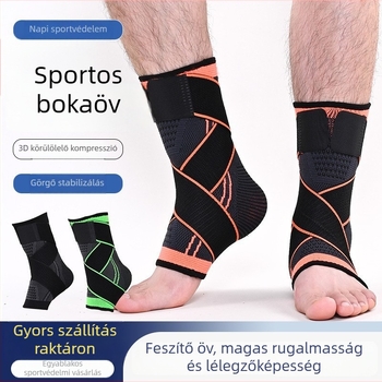 Sport bokaortézis – nylon anyagból, kosárlabdához, boka védelem, rögzítés és rehabilitáció