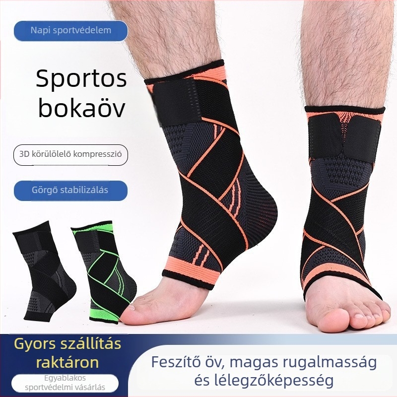 Sport bokaortézis – nylon anyagból, kosárlabdához, boka védelem, rögzítés és rehabilitáció