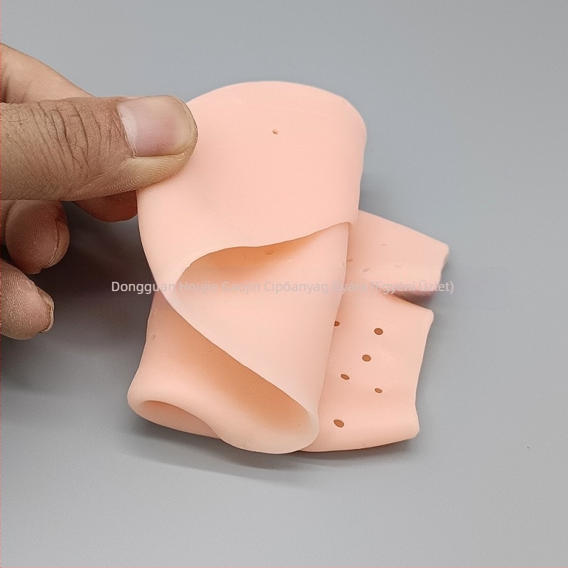 Nyíltujjú csónakzokni SEBS szilikonnal – lélegző, lábujjelválasztó, kopásálló, csúszásmentes, bőrbarát hidratáló