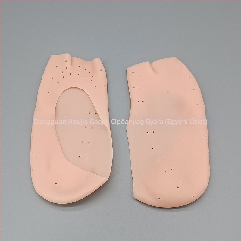 Nyíltujjú csónakzokni SEBS szilikonnal – lélegző, lábujjelválasztó, kopásálló, csúszásmentes, bőrbarát hidratáló