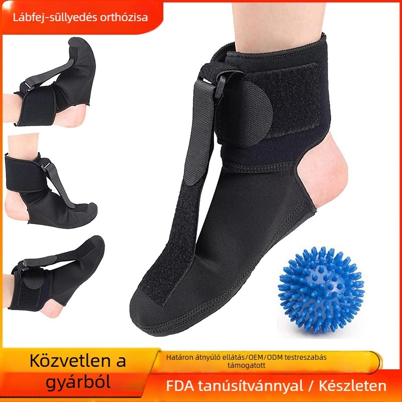 Infravörös fűtésű lábfej-leejtés elleni ortézis, 021-es modell, éjszakai sín a talpi fasciitis rehabilitációjához