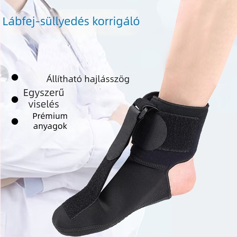 Infravörös fűtésű lábfej-leejtés elleni ortézis, 021-es modell, éjszakai sín a talpi fasciitis rehabilitációjához