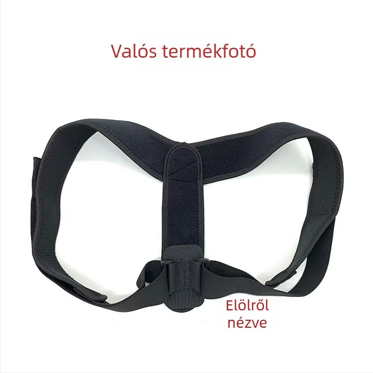 Hátsó testtartás-korrekciós öv, lélegző nylon SBR anyag, uniszex, modell 225455