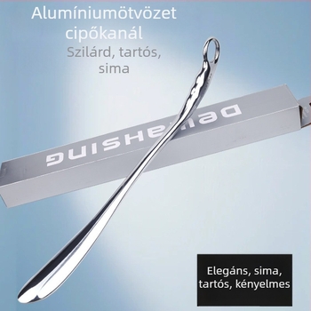DEWAHSING aluminum alloy straight-handle shoe horn with extended long handle