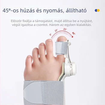 Nagyujj közti elkülönítő és korrektor – nappali/éjszakai mód, gombos stílus, Nylon + SBES keret