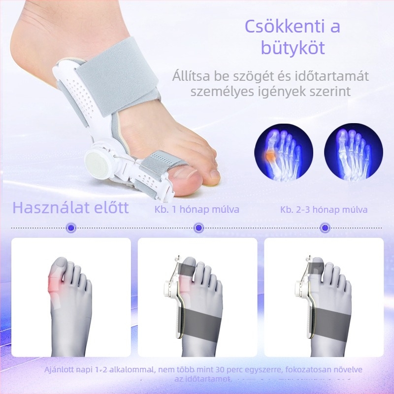 Nagyujj közti elkülönítő és korrektor – nappali/éjszakai mód, gombos stílus, Nylon + SBES keret