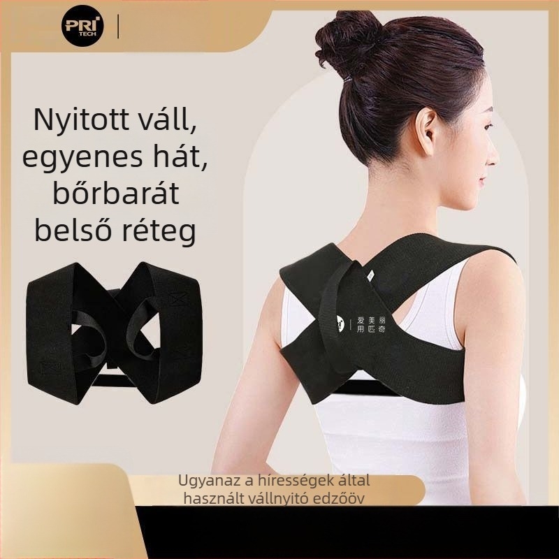 Testtartás-javító öv — nyitott vállú kialakítás, mellkas és hát húzása, Modell 1, Powerful merchant