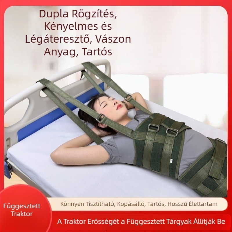 Otthoni használatra szánt ágyéki húzóöv – nyújtóöv a kezeléshez és rehabilitációhoz az ágyéki gerinc számára