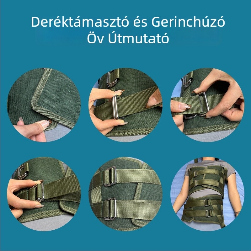 Otthoni használatra szánt ágyéki húzóöv – nyújtóöv a kezeléshez és rehabilitációhoz az ágyéki gerinc számára