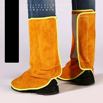 Traffic Light tehénbőr lábvédő PVC talppal — hegesztéshez nyújt védelmet