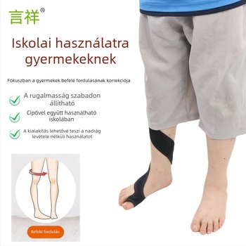 Gyerekeknek szóló térd valgus korrekciós ortézise és a lábak helyes tartására járás-edzéshez