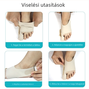 Lábujj valgus korektor - Nylon + Spandex, Toe Valgus modell, Minden évszak használatra, Engedélyezett magánmárka