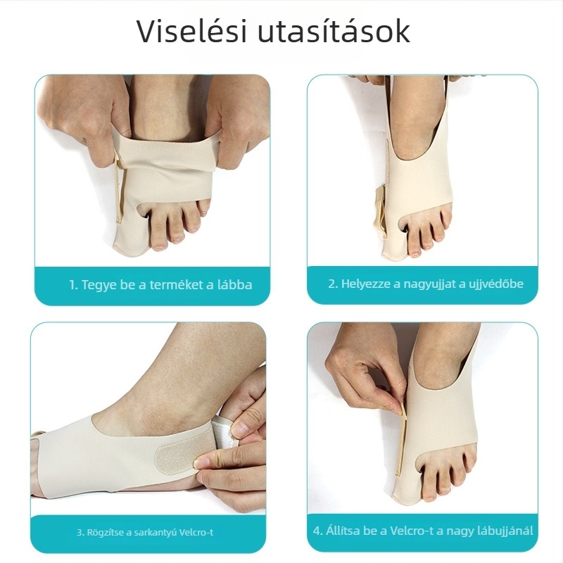 Lábujj valgus korektor - Nylon + Spandex, Toe Valgus modell, Minden évszak használatra, Engedélyezett magánmárka