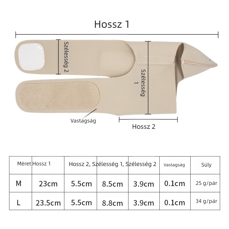 Lábujj valgus korektor - Nylon + Spandex, Toe Valgus modell, Minden évszak használatra, Engedélyezett magánmárka