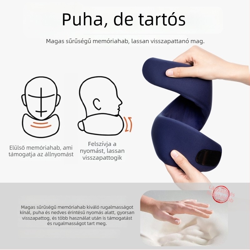 Nyakmerevítő, klasszikus stílusú; anyag: nylon + memóriahab; támogatja a nyaki gerincet; testreszabható; 3D fűtés