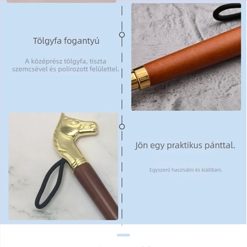 Fém cipőkanál lófej dizájnnal; modell: Horse head metal shoehorn; stílus: shoehorn; anyag: fém; egész éves használat