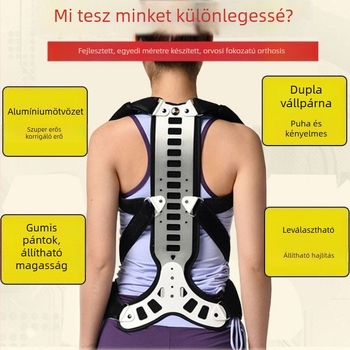 Testtartás-korrekció – gerincvonal igazítása és támogatás az egyenes testtartáshoz, pamut, 3D fűtés, Termékszám ALppb7zzAm, Normál specifikáció, 1 év garancia