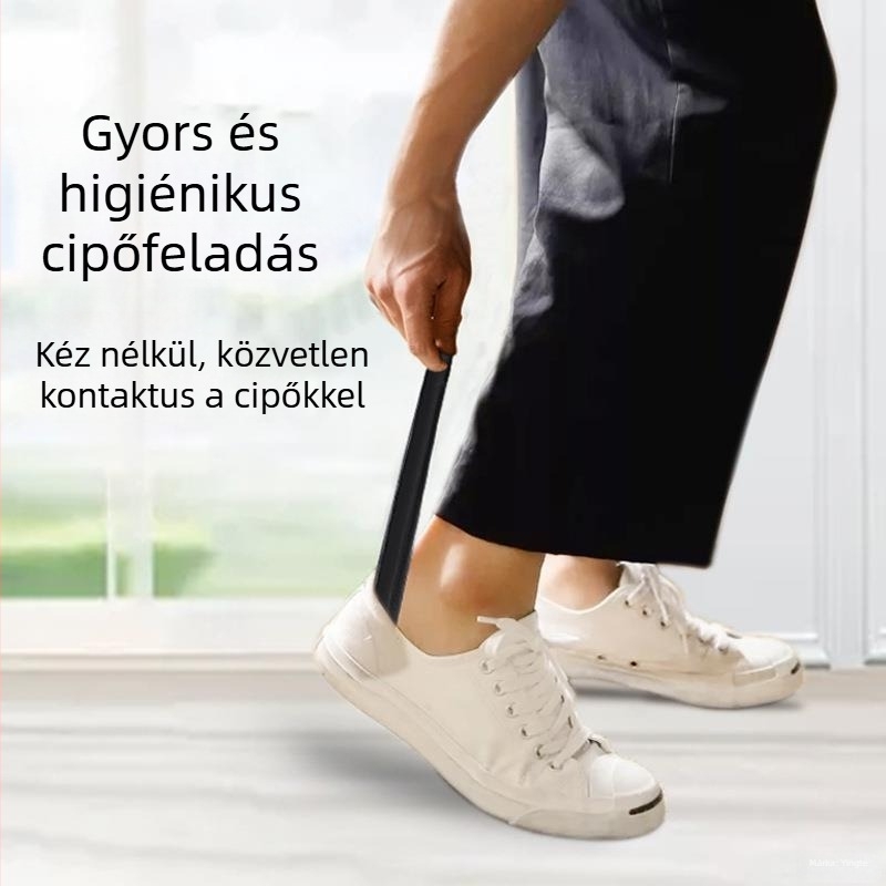 Bőr és fém cipőhúzó, hordozható otthoni használatra, könnyű luxus stílus