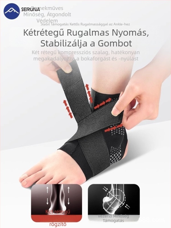 Bokaszíj a bokasérülések megelőzésére, sportokhoz, férfiak és nők számára