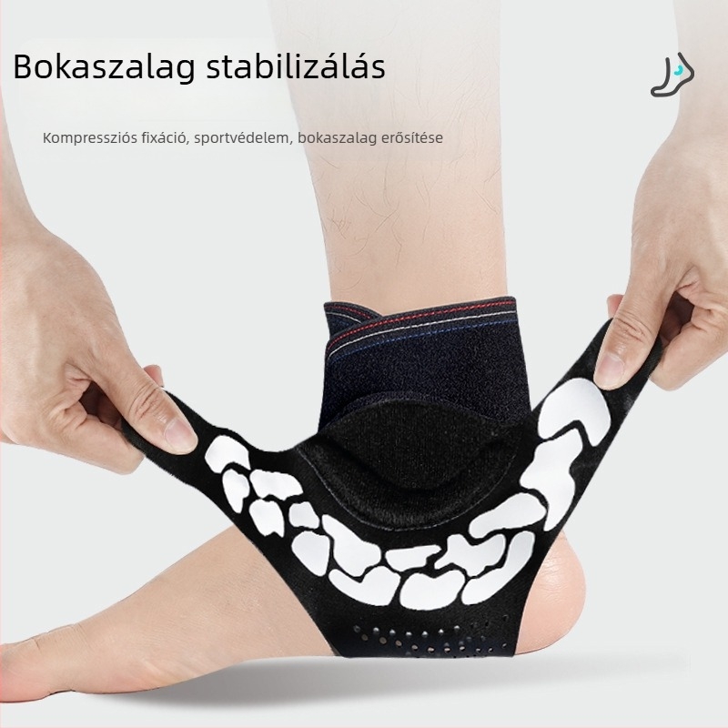 Bokarögzítő sportokhoz – lélegző poliészter, univerzális illeszkedés, kosárlabdára