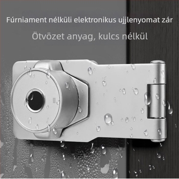 Szekrényzár ujjlenyomatos lemez – cinkötvözet, modell: ujjlenyomat zárlemeze, típus: ujjlenyomat zár, általános használat, ajtók: biztonsági, fa, fürdő, konyha, üveg, alumínium
