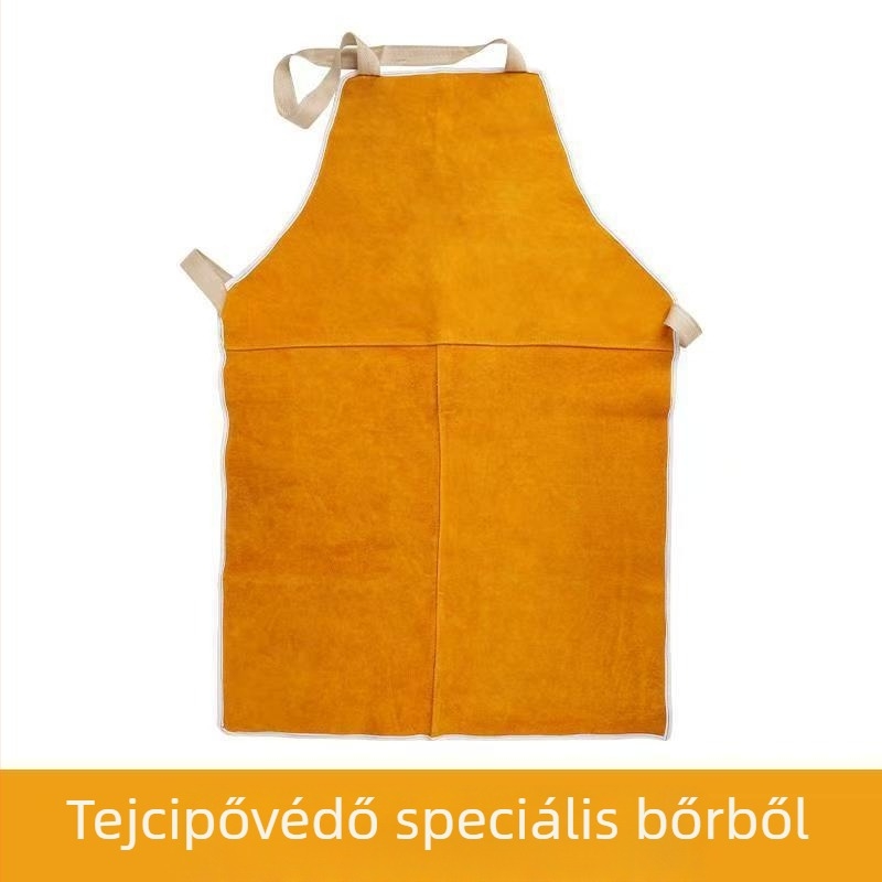 Hegesztő lábvédők teljes lábfedéssel, tehénbőrből készült, hőszigetelés és égésvédelmi funkcióval