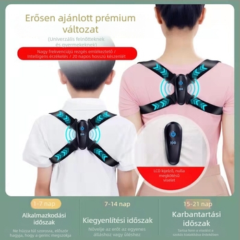 Intelligens testtartás-korrekciós öv felnőtteknek és gyerekeknek – láthatatlan háti tartást javító öv