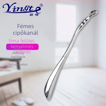 Ötvözet cipőkanál rozsdamentes acélból, hosszú kivitel, 52/61/66 cm, nyárra, télre, tavaszra és őszre
