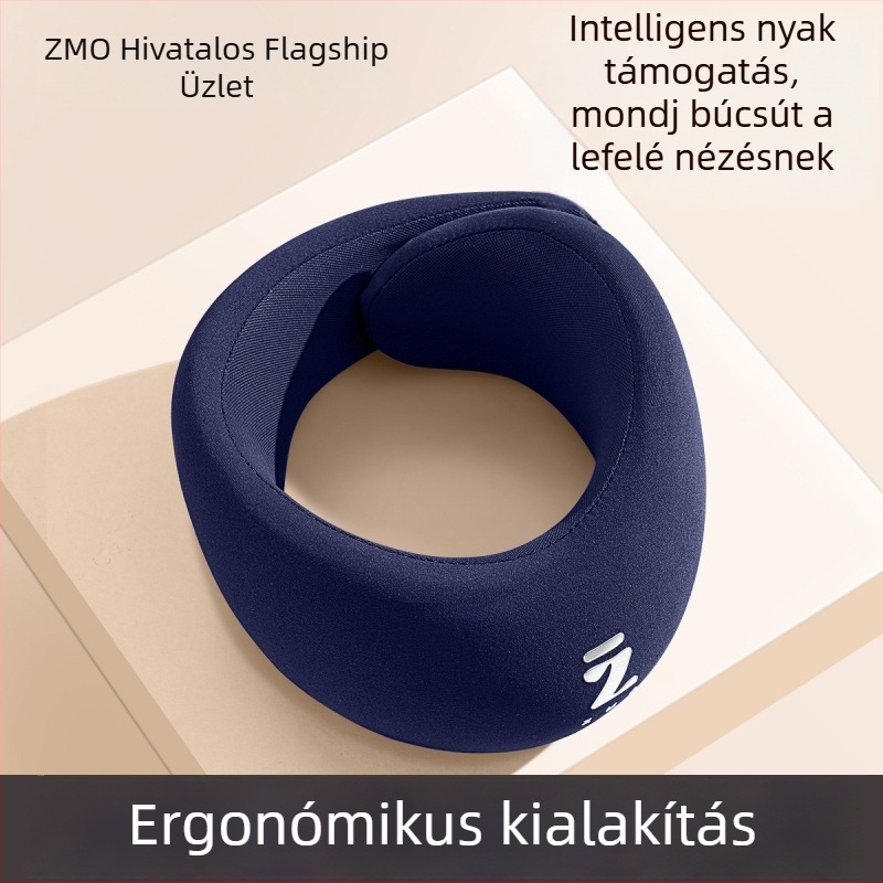 Nyakmerevítő, klasszikus kiadás, előre dőlés korrekciója a nyaki gerinc támogatásáért; anyag: szivacs és poliészter, háromdimenziós fűtés