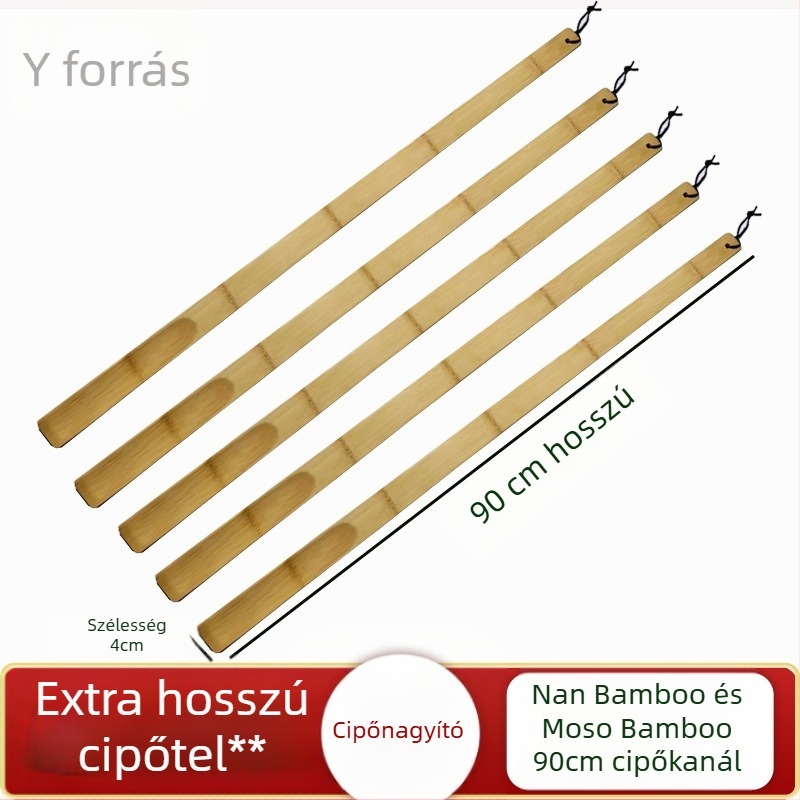 Hosszú bambusz cipőhúzó, Source márka, Modell 01, Stílus 01 mindennapi használatra, Kód 01, Minden évszakra