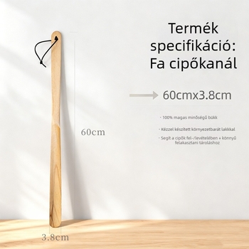Fából készült cipőkanál, modell Xb-2308, stílus mindennapi használat, egész éves használat