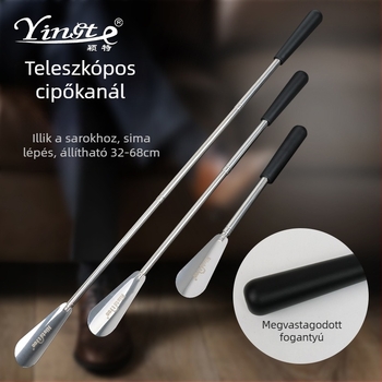 Yingte Fém Teleszkópos Cipőhordó, Hosszú Fogantyú, Modell 806120.03, Minden Évszakban Használható