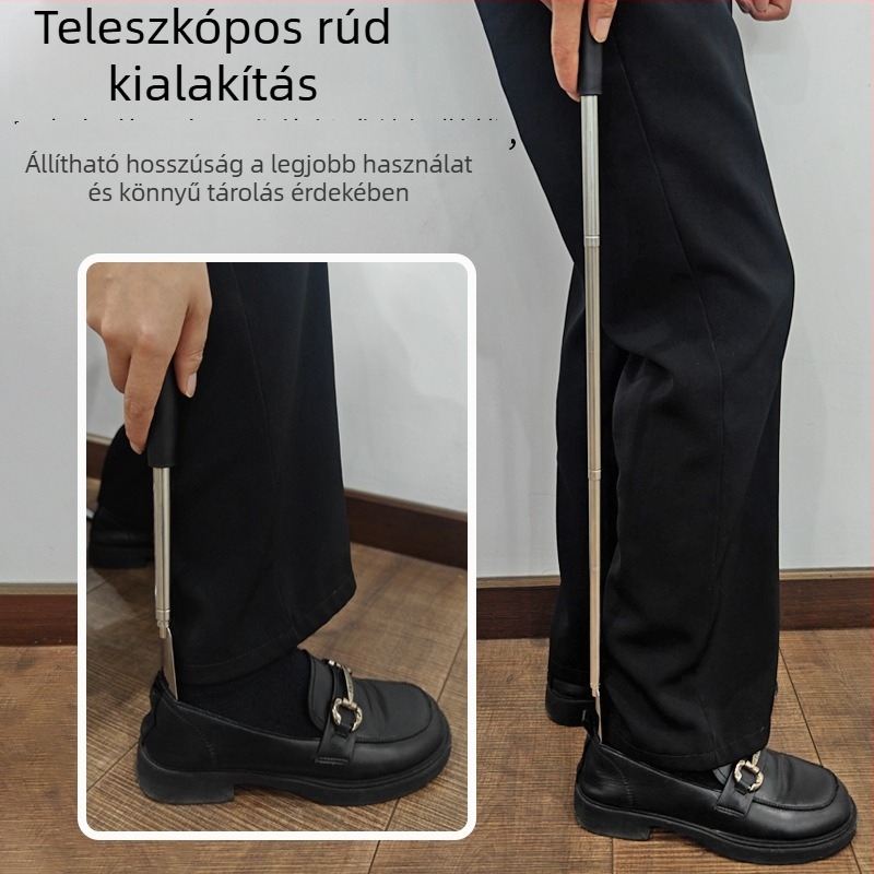Yingte Fém Teleszkópos Cipőhordó, Hosszú Fogantyú, Modell 806120.03, Minden Évszakban Használható