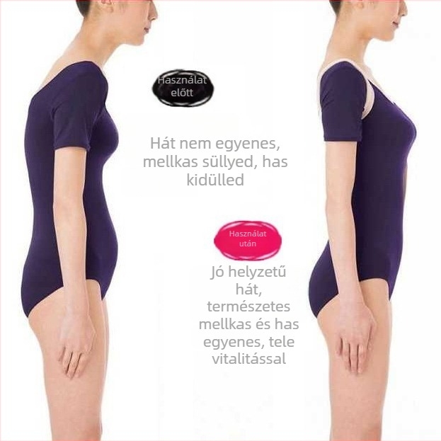 DR.PZO testtartás-korrektor – láthatatlan stílus, háti öv felnőtteknek és gyermekeknek