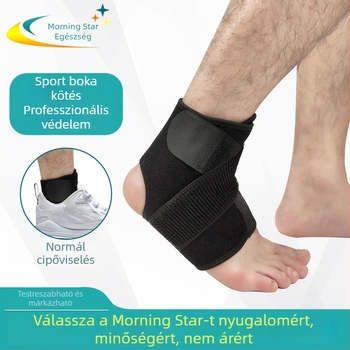 Boka támasz nyomásos pánttal, kültéri sportokhoz, uniszex, lélegző, SBR anyag